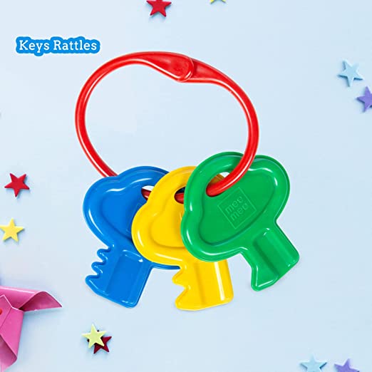 Mee Mee Baby Rattle Gift Set (3 Pieces) | 100% Safe Baby Rattles