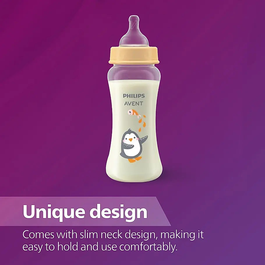 Avent Grow Feeding Bottle for Babies aged 1 month and above | 250ml | Pack of 1 | Anti Colic | BPA Free |