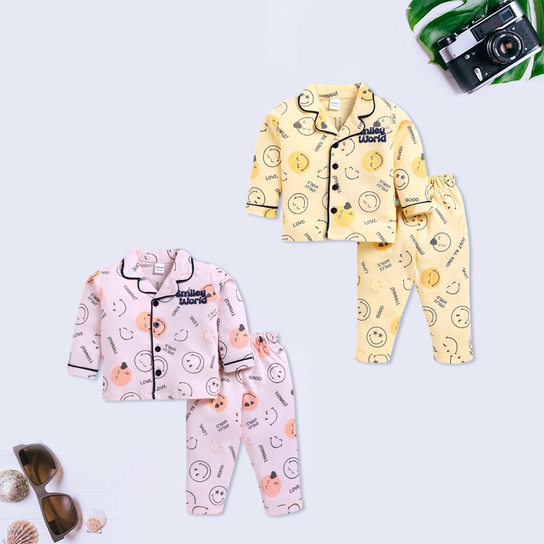 Smiley World Baby Nightwear Pajama Set