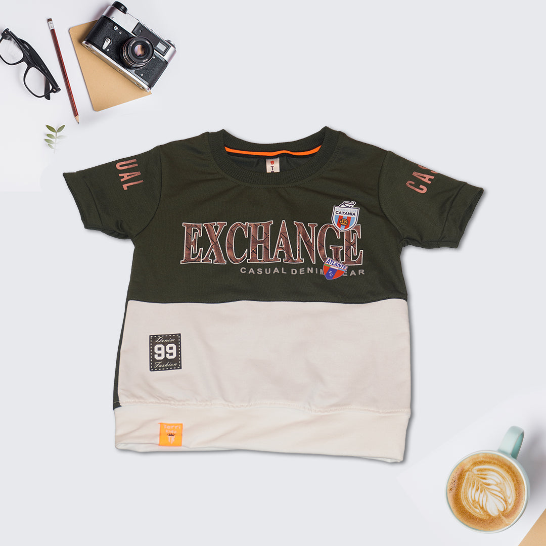 Boys Casual T-Shirt and Denim Shorts