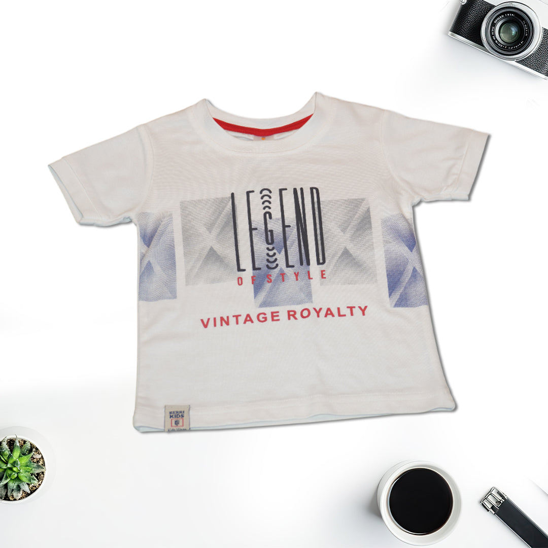 White T-Shirt with Black Denim Shorts