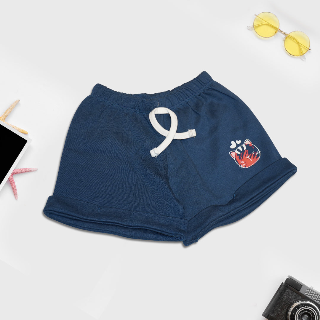 Red and Blue T-Shirt and Shorts Set for Kids