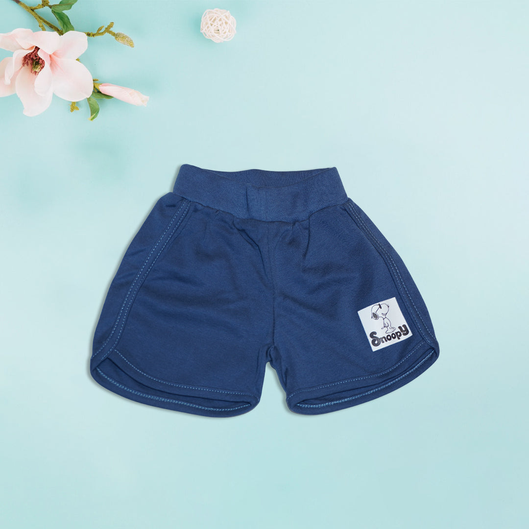 Girls Grey and Blue T-Shirt and Shorts Set