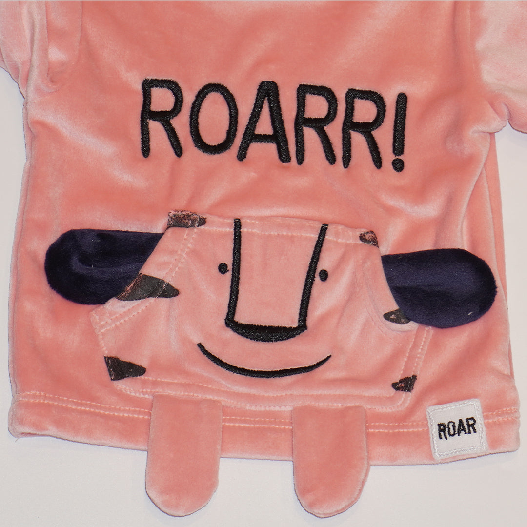 Full Sleeves Sweatshirt and Joggers for Kids - Pink