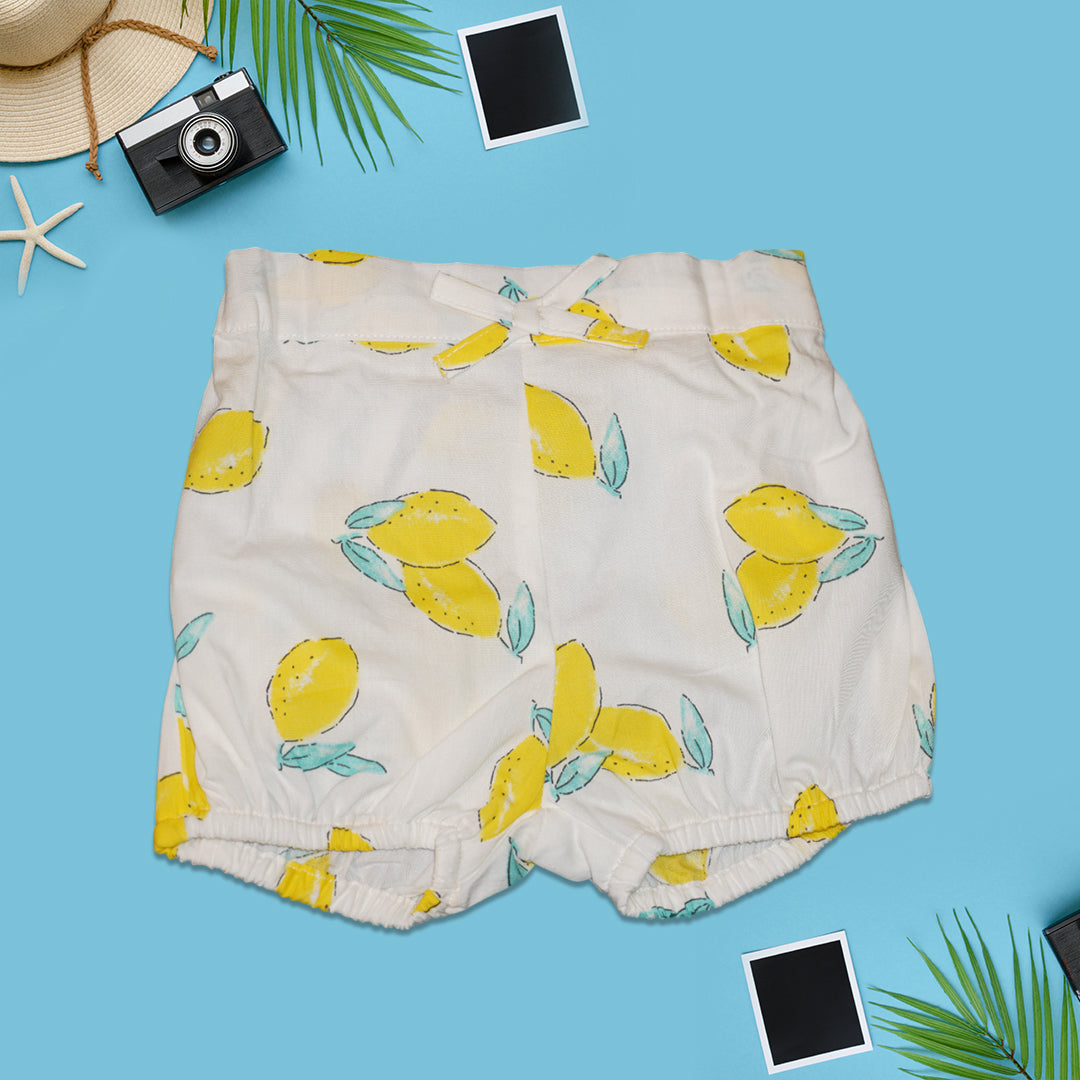 Buy Girls printed shorts Set