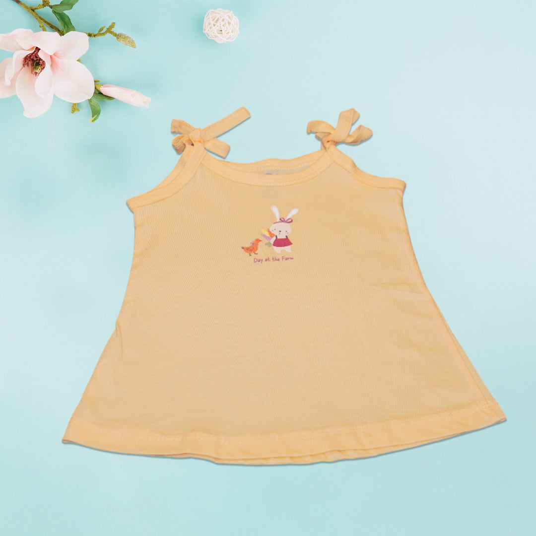 Girls Cotton Frock Set of 3– Sleeveless