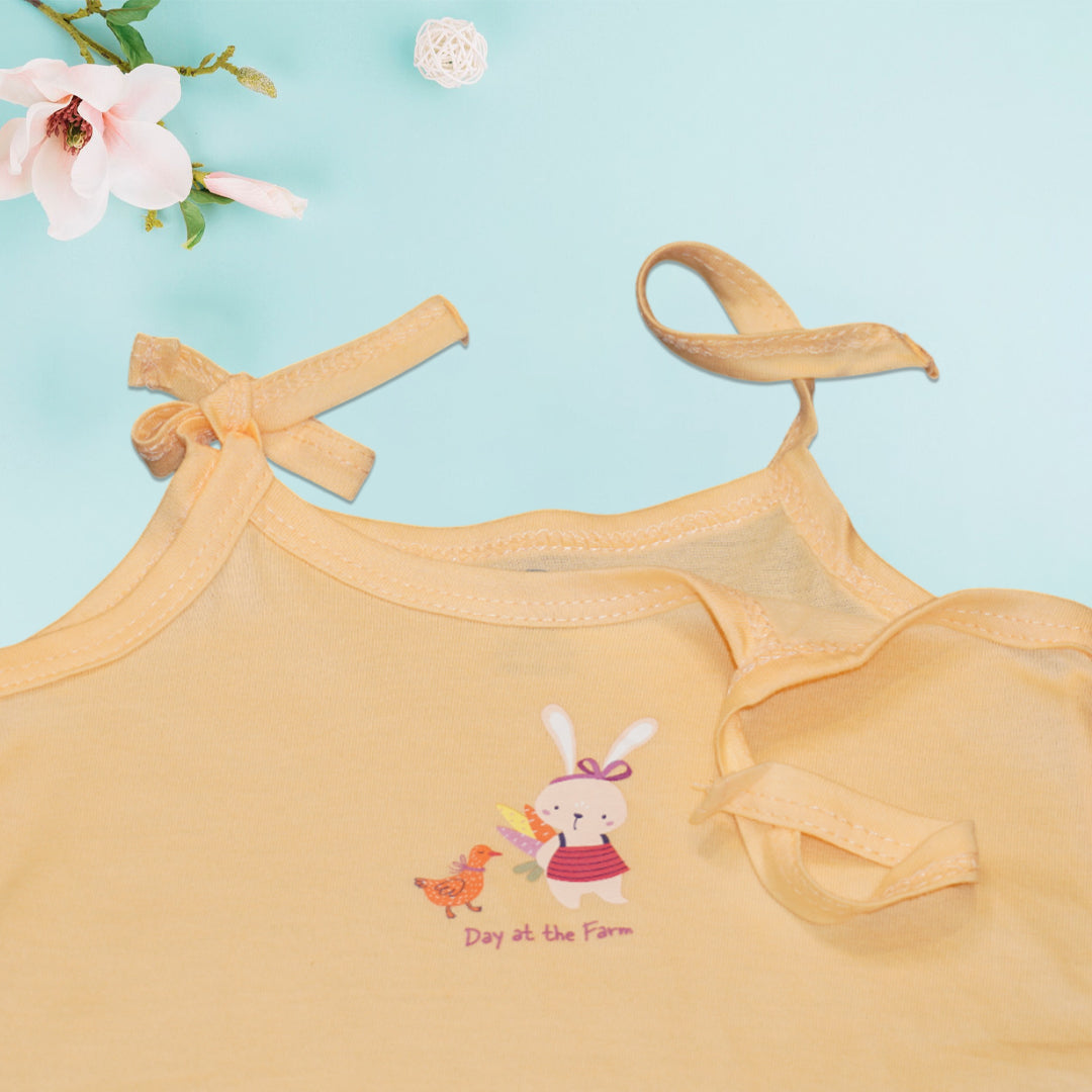 Girls Cotton Frock Set of 3– Sleeveless