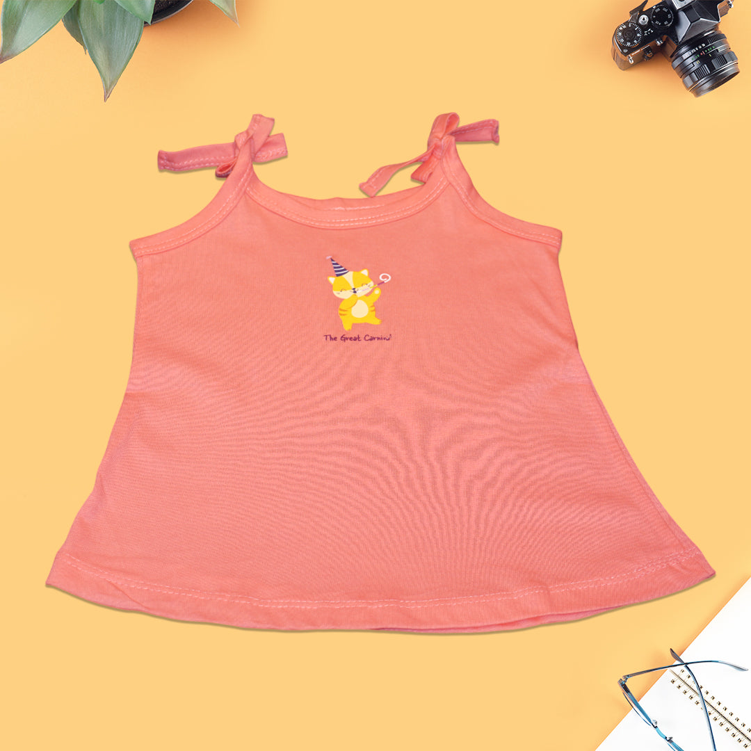 Girls Cotton Frock Set of 3– Sleeveless