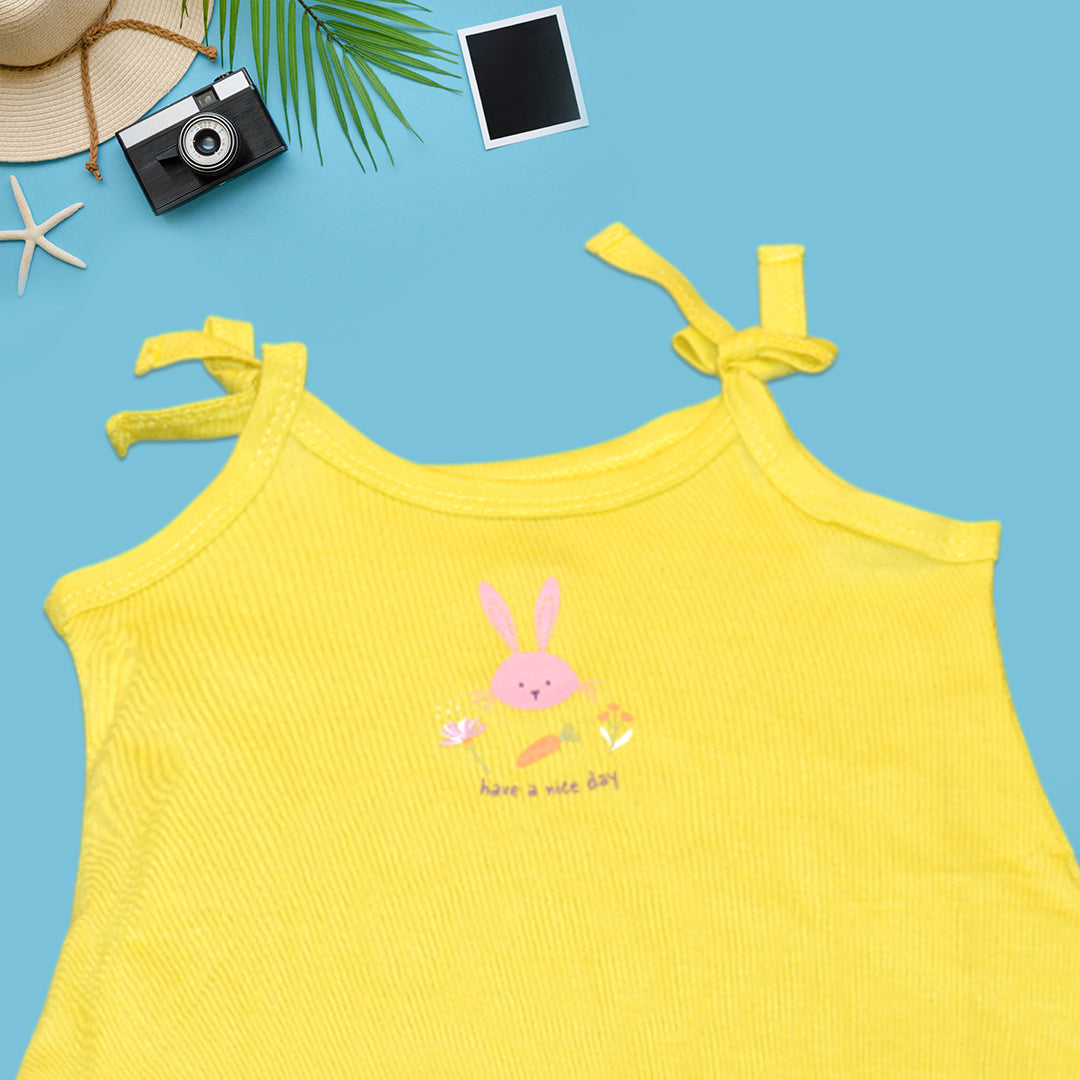 Girls Cotton Frock – Sleeveless