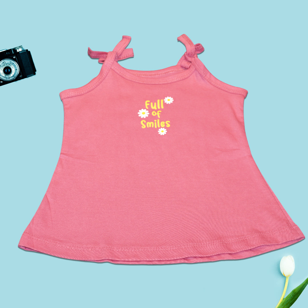 Girls Cotton Frock – Sleeveless