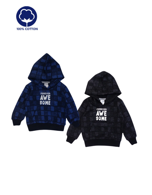 Forever Awesome Fleece Hooded T-Shirt – Single Piece