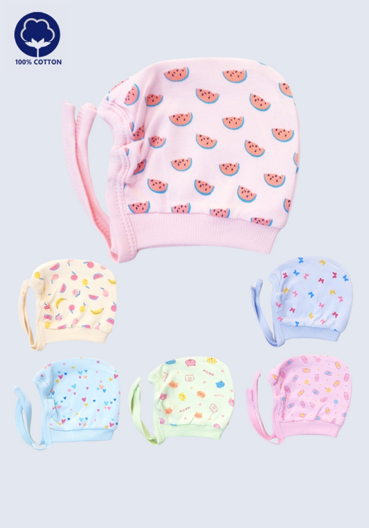 Set of 3 Baby Hosiery Caps