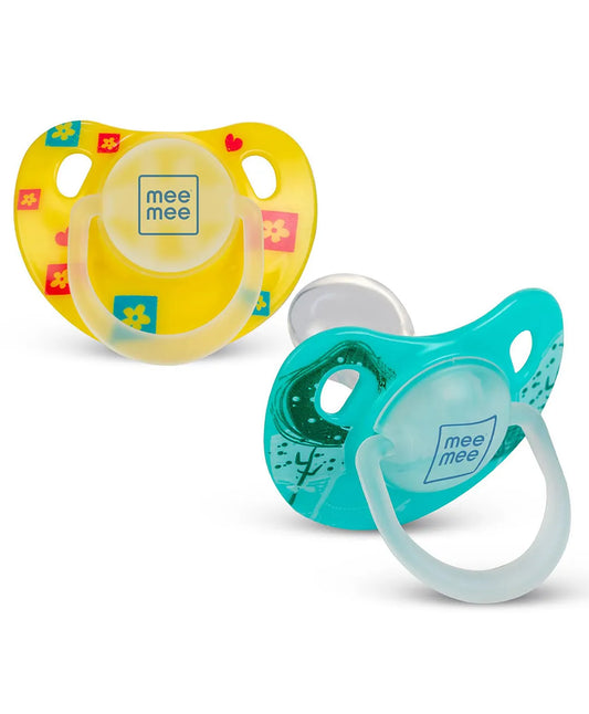 Mee Mee Baby Silicone Pacifier | Orthodontic Nipple for Oral Stimulation