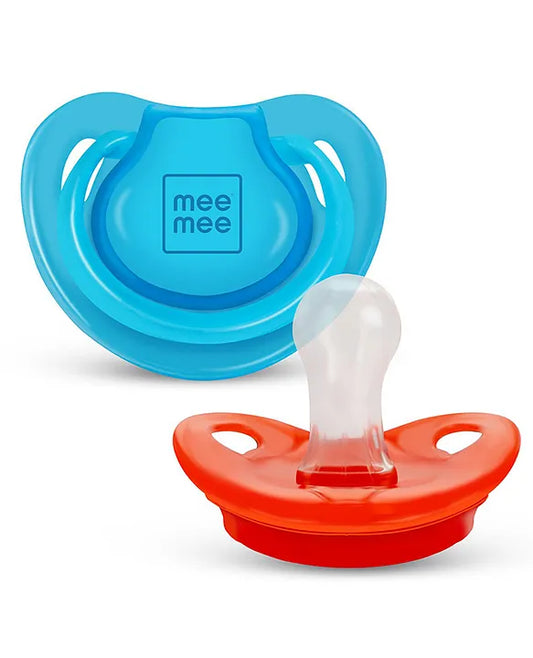 Mee Mee Baby Pacifier Ultra Light Soft Silicone Nipple| BPA Free | Oral stimulatory