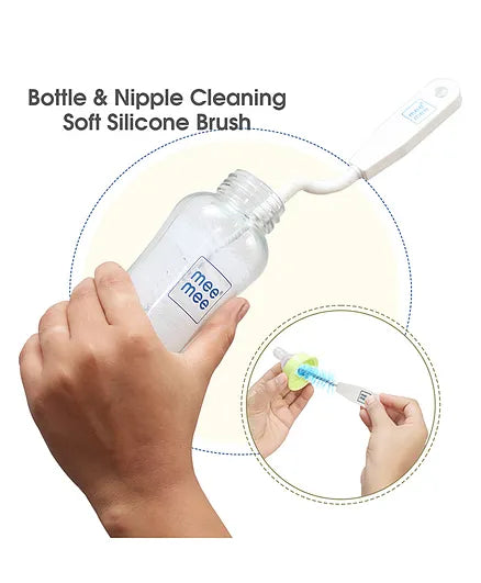 Mee Mee Bottle And Nipple Cleaning Brush Blue – Mother Choice