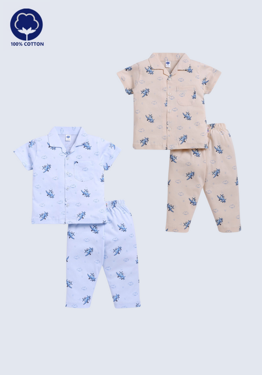 100% Cotton Printed Night Suit