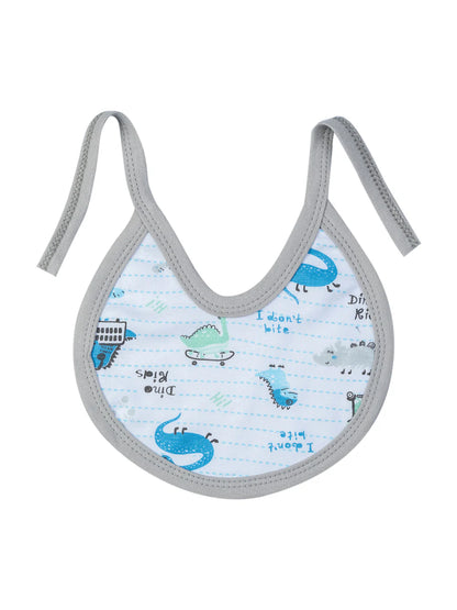 Mee Mee Cotton Soft 8-Piece Gift Hamper for Newborns – Baby Boy or Girl (Grey)