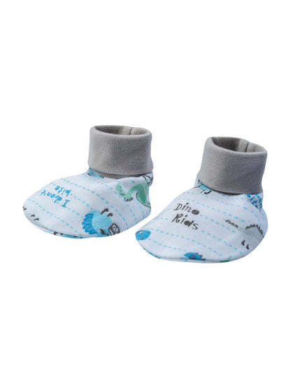 Mee Mee Cotton Soft 8-Piece Gift Hamper for Newborns – Baby Boy or Girl (Grey)