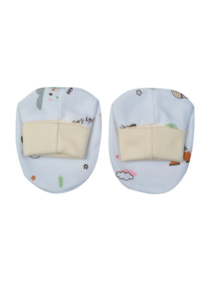 Mee Mee Cotton Soft 8-Piece Gift Hamper for Newborns – Baby Boy or Girl (Cream)