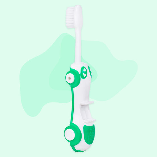 Mee Mee Foldable Infant to Toddler Toothbrush | Travel-Friendly Baby Car Toothbrush