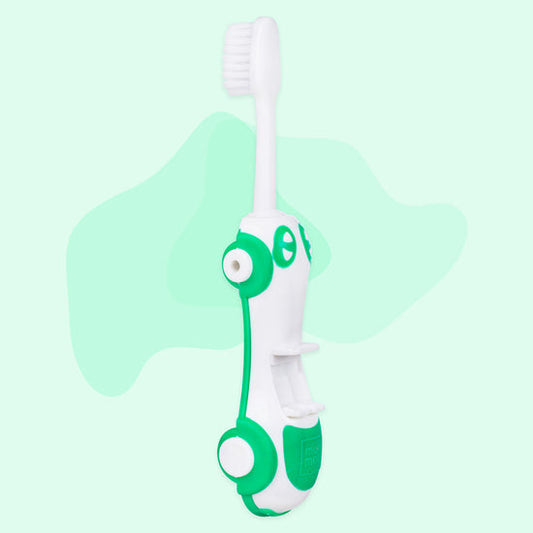 Mee Mee Foldable Infant to Toddler Toothbrush | Travel-Friendly Baby Car Toothbrush