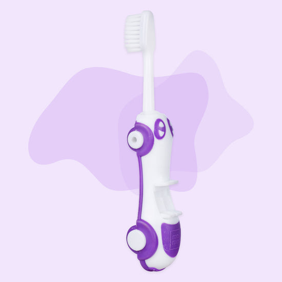 Mee Mee Foldable Infant to Toddler Toothbrush | Travel-Friendly Baby Car Toothbrush