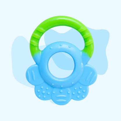 Mee Mee Multi-Textured Silicone Teether (Flower Shaped | Baby Grip)