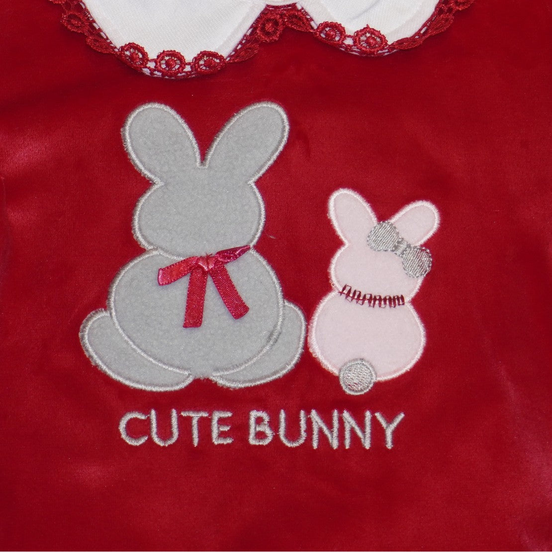 Printed Sweatshirt and Joggers Set - Red