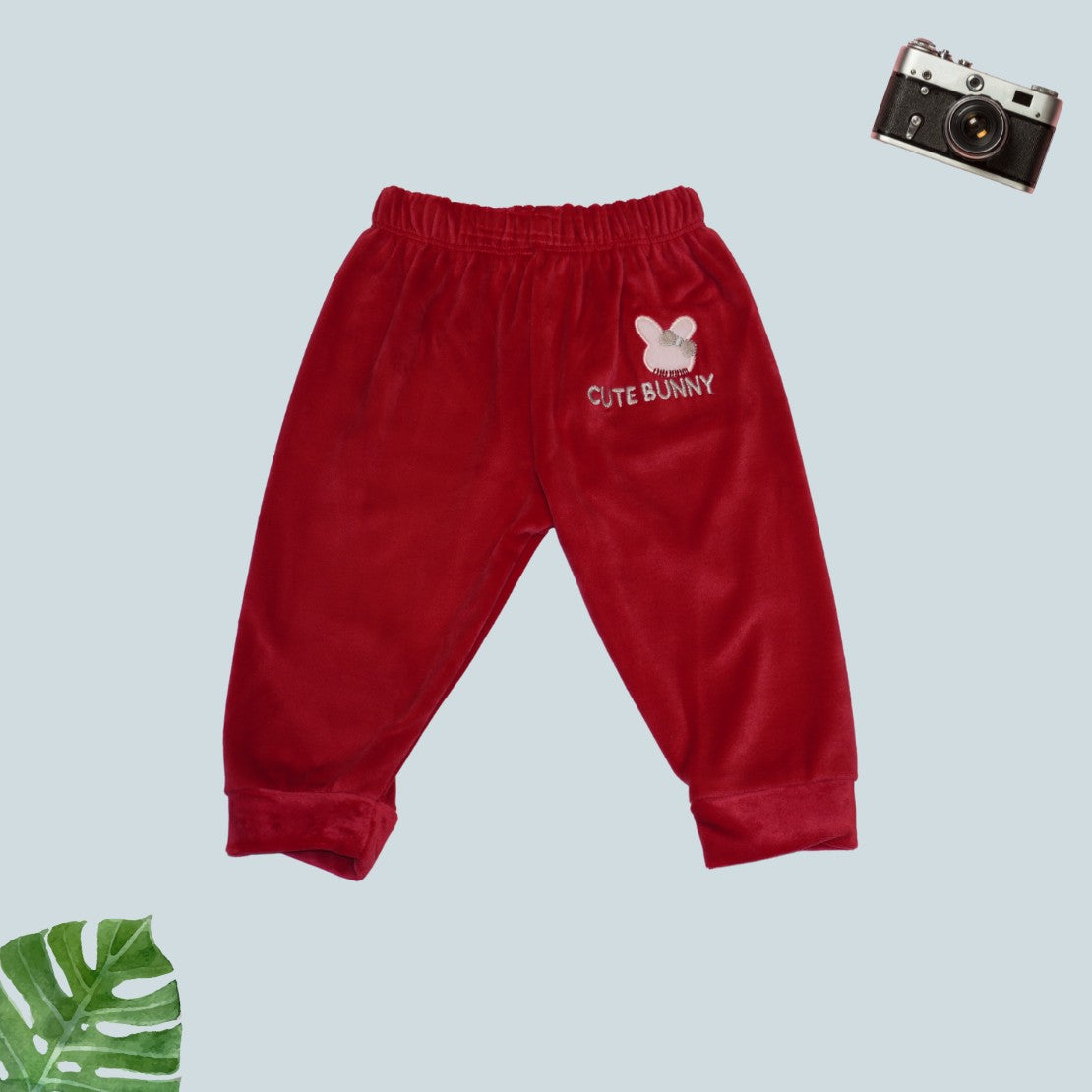 Printed Sweatshirt and Joggers Set - Red