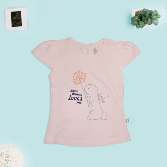 Pastel Pink Tees with Polka Dots Shorts