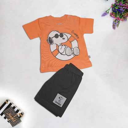 Orange T-Shirt and Short Set