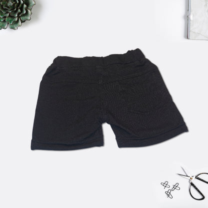 Boys Printed T-Shirt with Denim Shorts