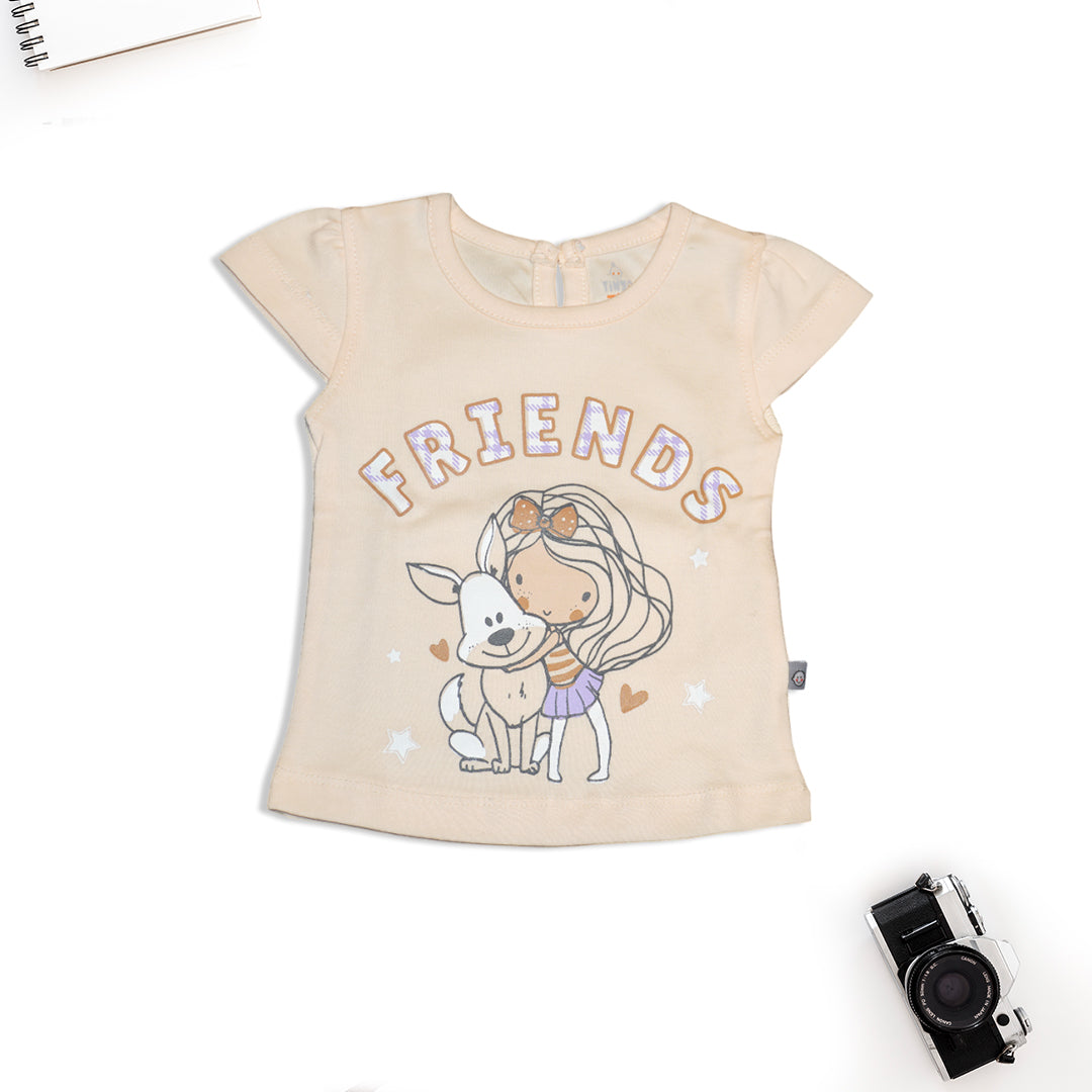 Girls Casual Tops and Shorts Set