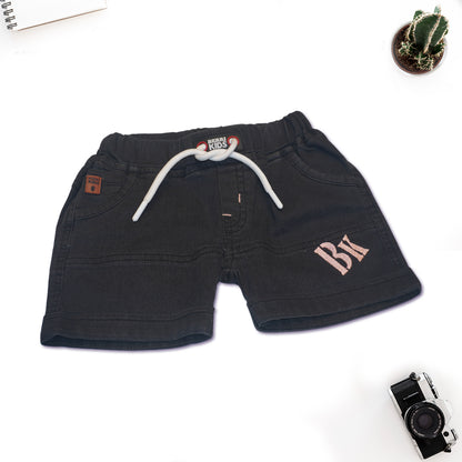 Kids Pink T-Shirt and Blue Denim Shorts