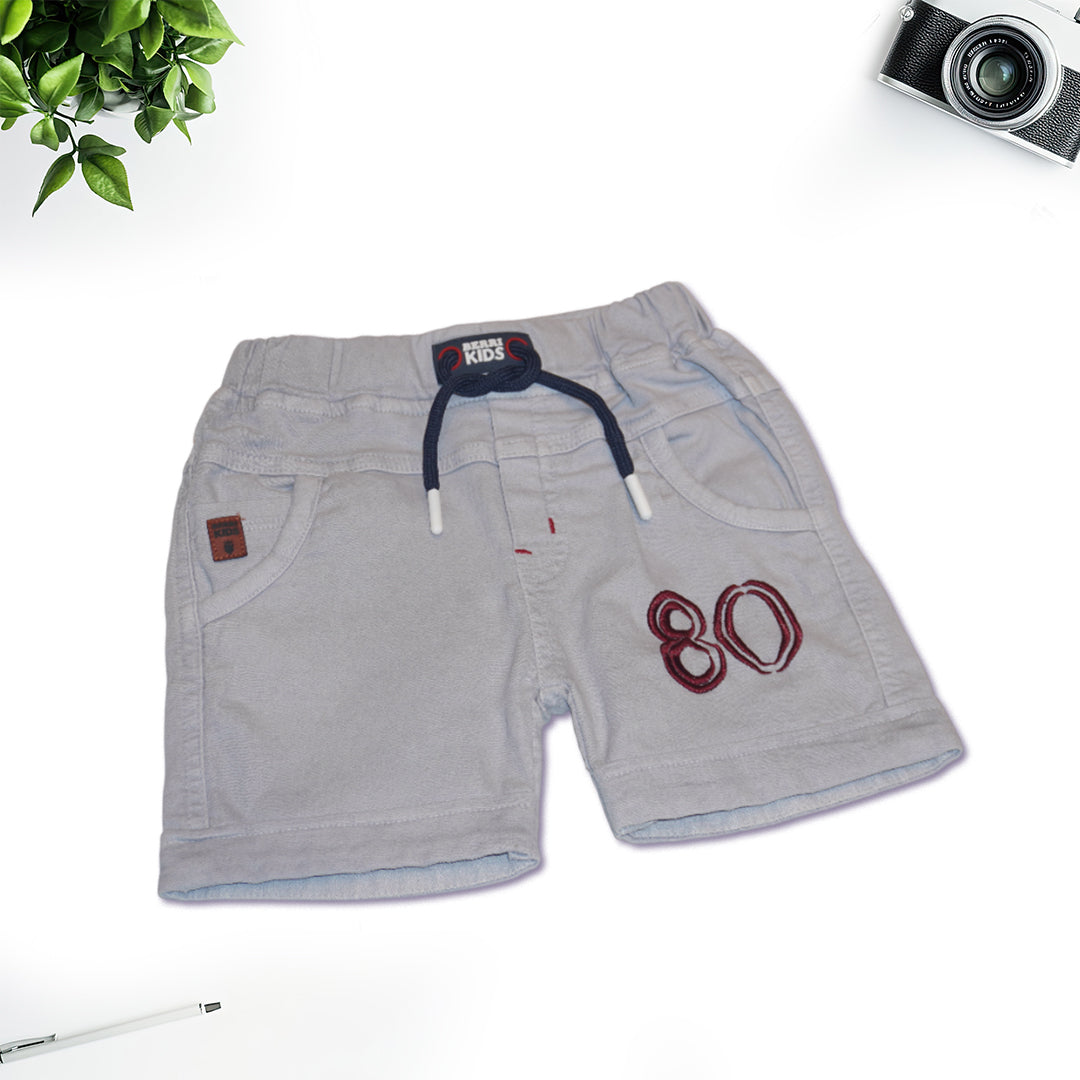 Kids Red T-Shirt and Grey Shorts
