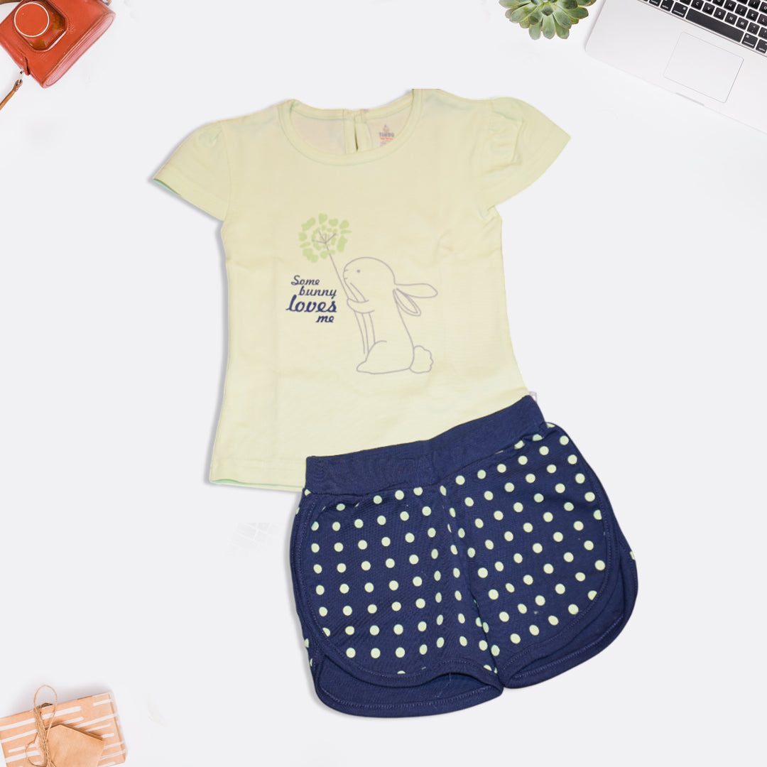 Printed T-Shirt and Shorts Set for Kids