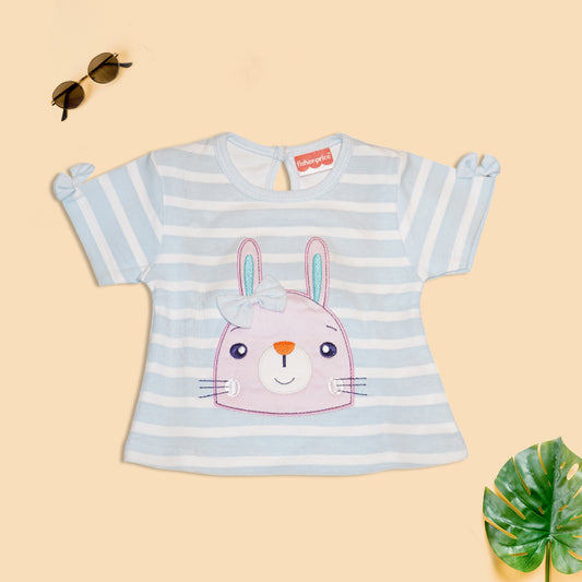 Pretty Cartoon Printed Shorts Set for Girl Kids