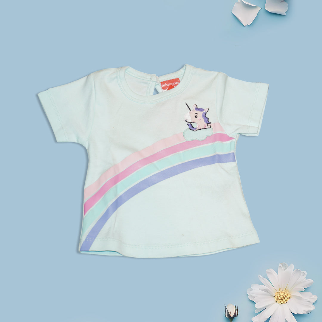 Unicorn Print T-Shit and Short Set for Girl kids