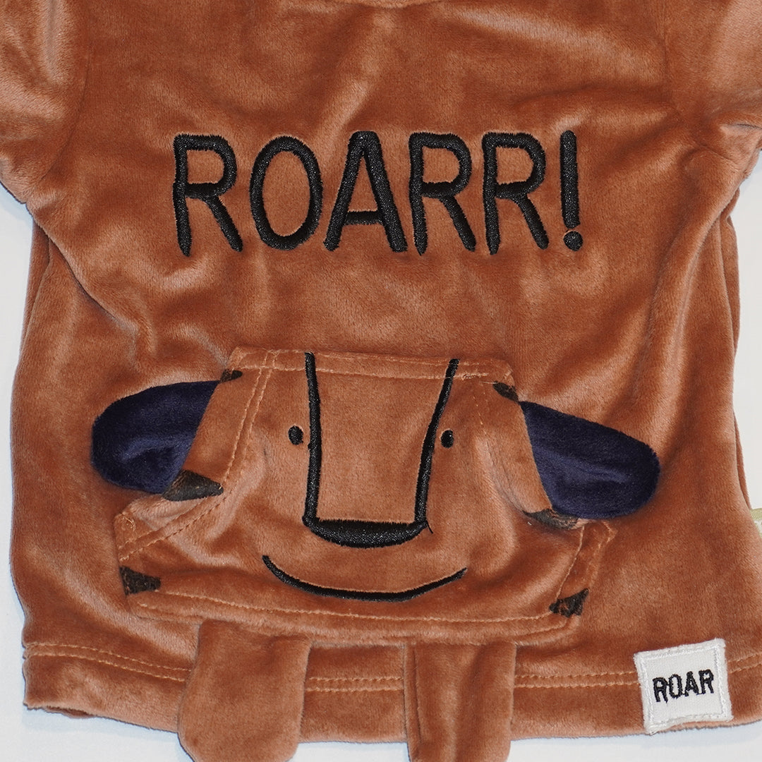 Full Sleeves Sweatshirt and Joggers for Kids - Brown
