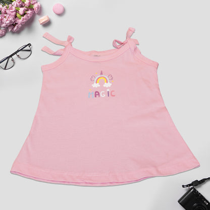 Girls Cotton Frock – Sleeveless