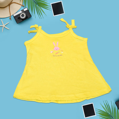 Girls Cotton Frock – Sleeveless